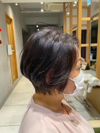 ショート ふじ ここなのヘアスタイル