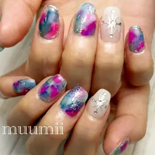 ネイル 東十条muumii ネイルまつ毛のネイルデザイン