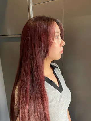 ロング PANOLA下北沢 中川夢菜のヘアスタイル