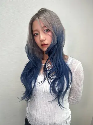ロング 鈴木 華奈のヘアスタイル