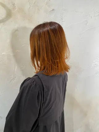 ミディアム カラー 【透明感カラー】 harunaのヘアスタイル