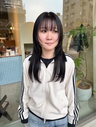 ロング しょうじ のあのヘアスタイル