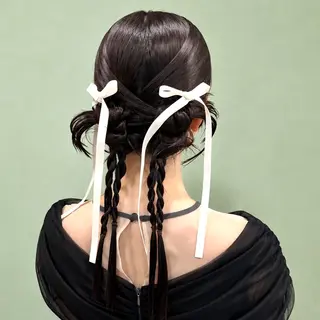 ヘアアレンジ 横浜🇰🇷韓国ヘア /多幸感メイク🤍のヘアスタイル