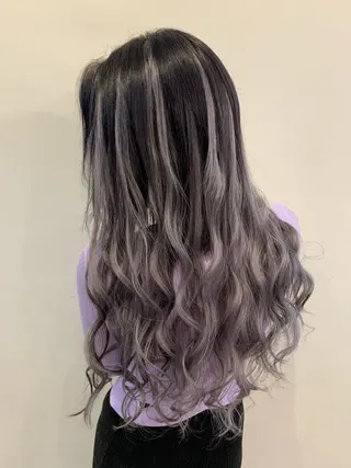 ロング カラー 平尾 拓也のヘアスタイル