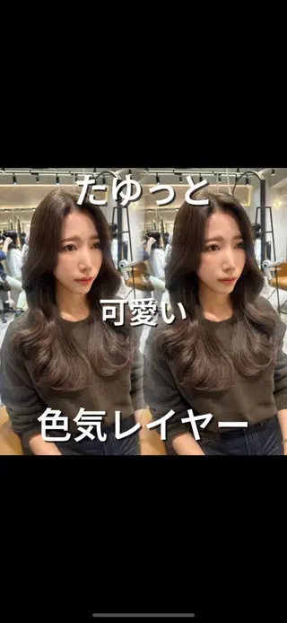 ロング 銀座副店長/レイヤー /髪質改善/田島のヘアスタイル