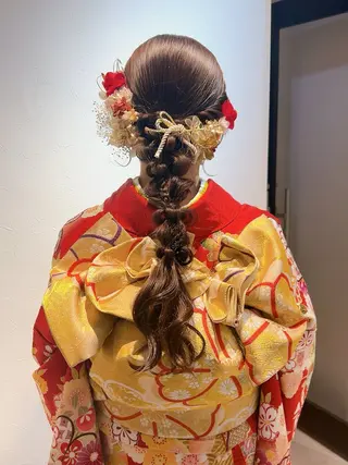 ロング ヘアアレンジ 池田 みのりのヘアスタイル
