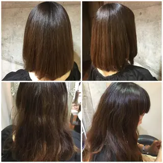 ミディアム クラッチムク博多小川 旭のヘアスタイル