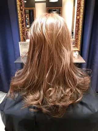 ロング カラー 縮毛矯正×髪質改善 店長　DAITOのヘアスタイル