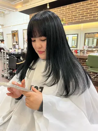 カラー カットパーマ 🌀あさみのヘアスタイル