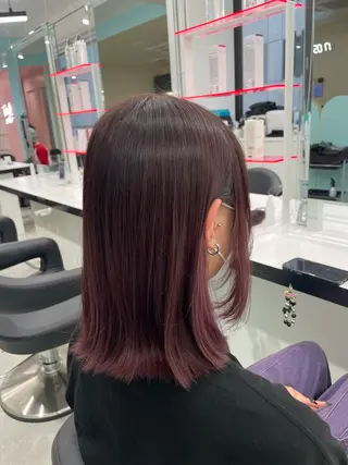 セミロング カラー 履歴修正屋さん／ ブロンド／ホワイトのヘアスタイル