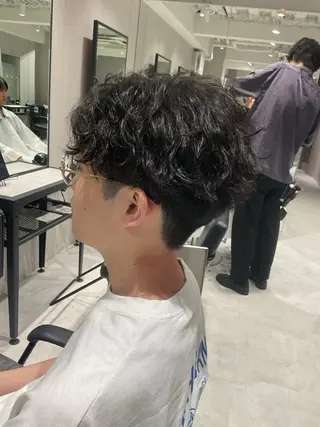 パーマ メンズ 👑駅近メンズサロン パーマ特化北千住👑のヘアスタイル