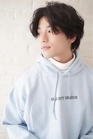 パーマ メンズ 佐藤 花帆のヘアスタイル