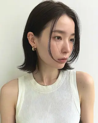 ショート カラー 👑ショート/ボブ /銀座/ニシオカ👑のヘアスタイル