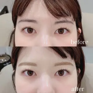 アイブロウ 🫧持ち重視エクステ /あかね/束感🫧のマツエク・マツパデザイン