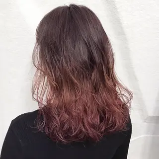 セミロング カラー パーマ K-POP好き美容師 🇰🇷Kai.Yのヘアスタイル