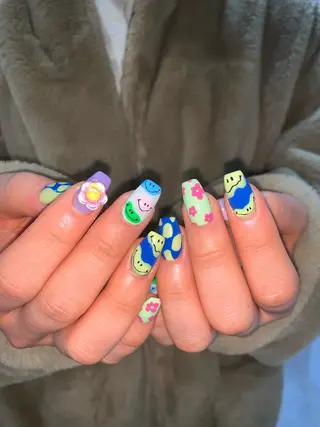 ネイル 0203ムニムサン 💙Sayakaのネイルデザイン