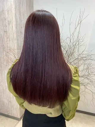 ロング 木村 夢のヘアスタイル