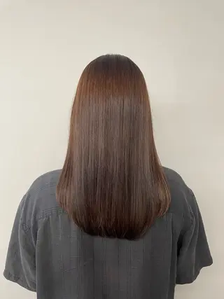 ロング カラー 小澤 わかなのヘアスタイル