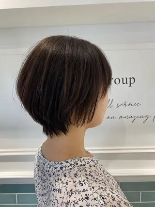 ショート 髪質改善レイヤー/ ボブたんの翔太のヘアスタイル