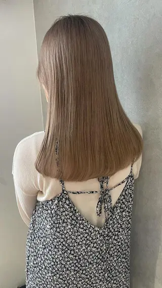 ロング カラー ヘアアレンジ 酸性縮毛矯正 梅田茶屋町 Juriのヘアスタイル
