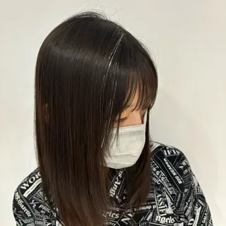 セミロング 🥀縮毛矯正🥀 川﨑和希のヘアスタイル