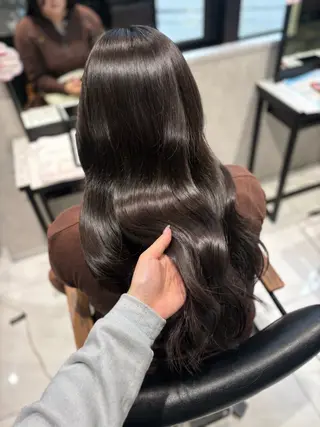 ロング ﾊﾙｶ🌷ﾅﾁｭﾗﾙ 盛れ/ﾚｲﾔｰｶｯﾄのヘアスタイル