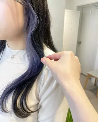 セミロング カラー Hatsune 🐯レイヤーカットのヘアスタイル