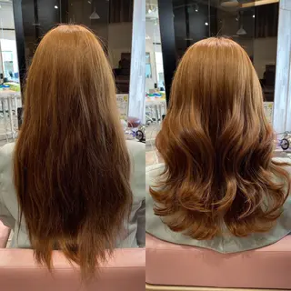 セミロング 顔まわりカット🌟 くびれヘア/寺門遥輝のヘアスタイル