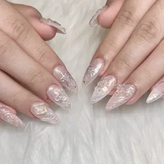 ネイル moca心斎橋店 Aina🐈⬛🤍のネイルデザイン