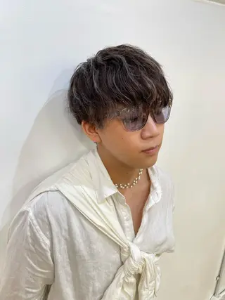 カラー メンズ 🦄垢抜けボブ特化× 暖色カラー未来🦄のヘアスタイル