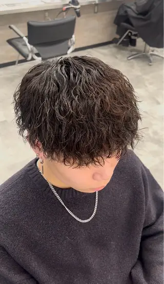 パーマ メンズ HOMME    BLANCHE所属・Seira 札幌メンズサロンのヘアスタイル