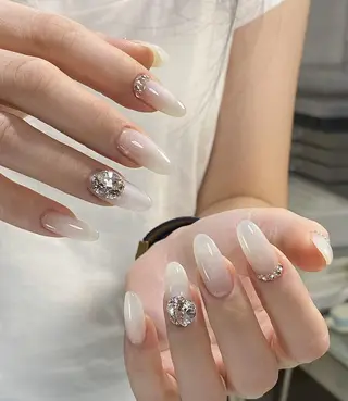 ネイル By moonネイル 🌷ワンホン/韓国風のネイルデザイン