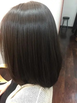 ミディアム パーマ 桧山 真のヘアスタイル