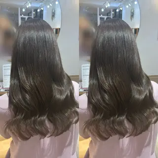 ロング 上尾韓国レイヤー/ 艶カラー/しの🫧のヘアスタイル