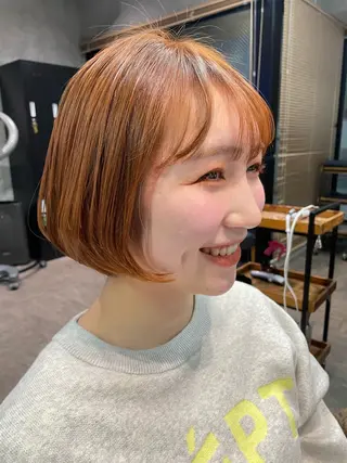 ショート カラー PANOLA下北沢 中川夢菜のヘアスタイル