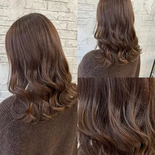 ミディアム カラー エクステ＆艶カラー 🎀YURINA🎀のヘアスタイル