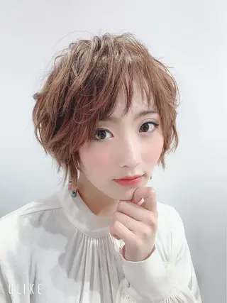 ショート 札幌ブリーチカラー/ ダブルカラー/ドイのヘアスタイル