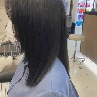 ミディアム カラー パーマ ヘアアレンジ kame|レイヤー / 似合わせ顔周りのヘアスタイル