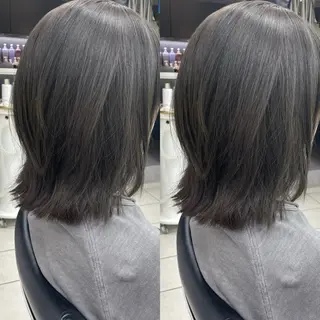 ミディアム ショートヘア / 星野菜月のヘアスタイル