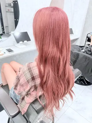 ロング カラー 🌺ハイトーン🌺 矢葺 なぎさ🌺🌺のヘアスタイル