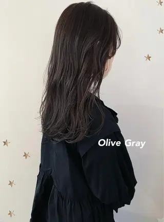 セミロング カラー 市川 千夏のヘアスタイル