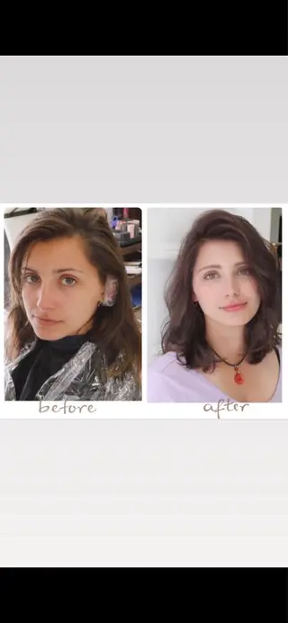 セミロング カラー お気軽にどうぞ ✩☪︎⋆｡IZUMIのヘアスタイル