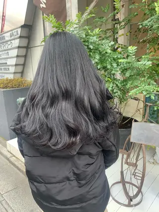 ロング カラー 【完全個室】髪質改善 暖色カラー/山崎唯奈のヘアスタイル