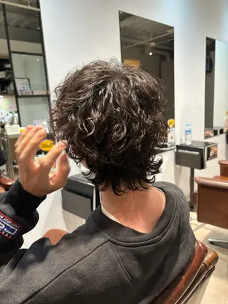 ショート パーマ メンズ ユリナ /Chlori淡路店のヘアスタイル