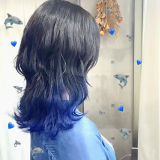 セミロング カラー 髪質改善💓艶髪💓 暖色💗加藤あゆみのヘアスタイル