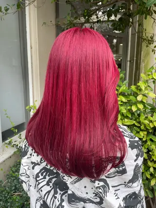 ロング カラー LUXBE LUCE ひなののヘアスタイル