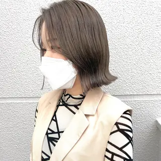 カラー ayaka 縮毛矯正レイヤーのヘアスタイル