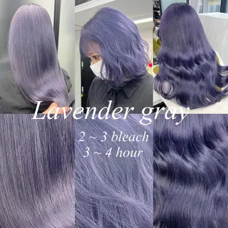 ロング カラー シールエクステ特化 ハイトーン、NANAのヘアスタイル