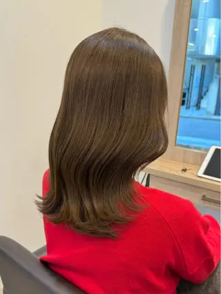 ミディアム カラー ミディアムヘア🌼 さきのヘアスタイル