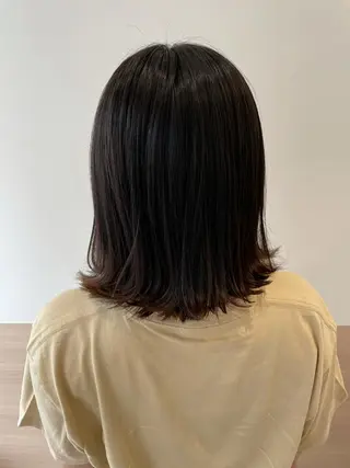 ミディアム 天野 瑠真のヘアスタイル